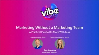Title slide: Marketing Without a Marketing Team