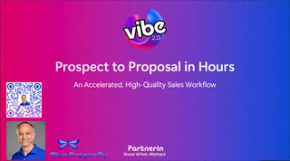 Title slide: Prospect to Proposal in Hours